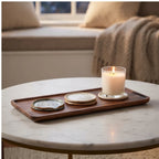 30x12cm wooden trays styled in a warm home setting - 4