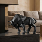 Head Down Valdez Resin Bull Sculpture lifestyle photo - 2