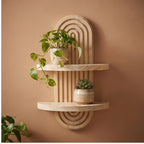 single layer wooden frame styled in a warm home setting - 2