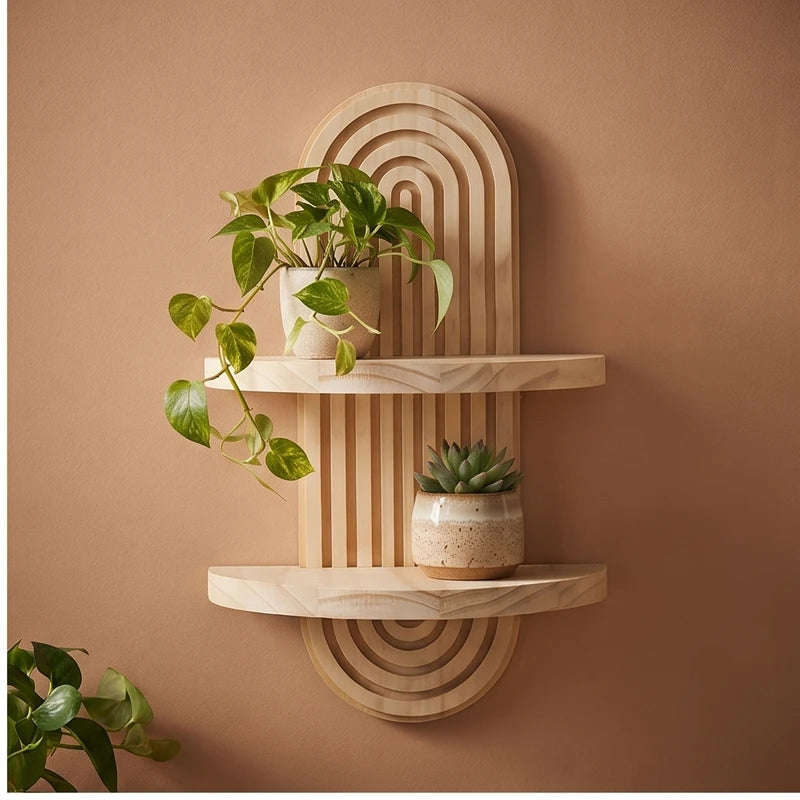 single layer wooden frame styled in a warm home setting - 2