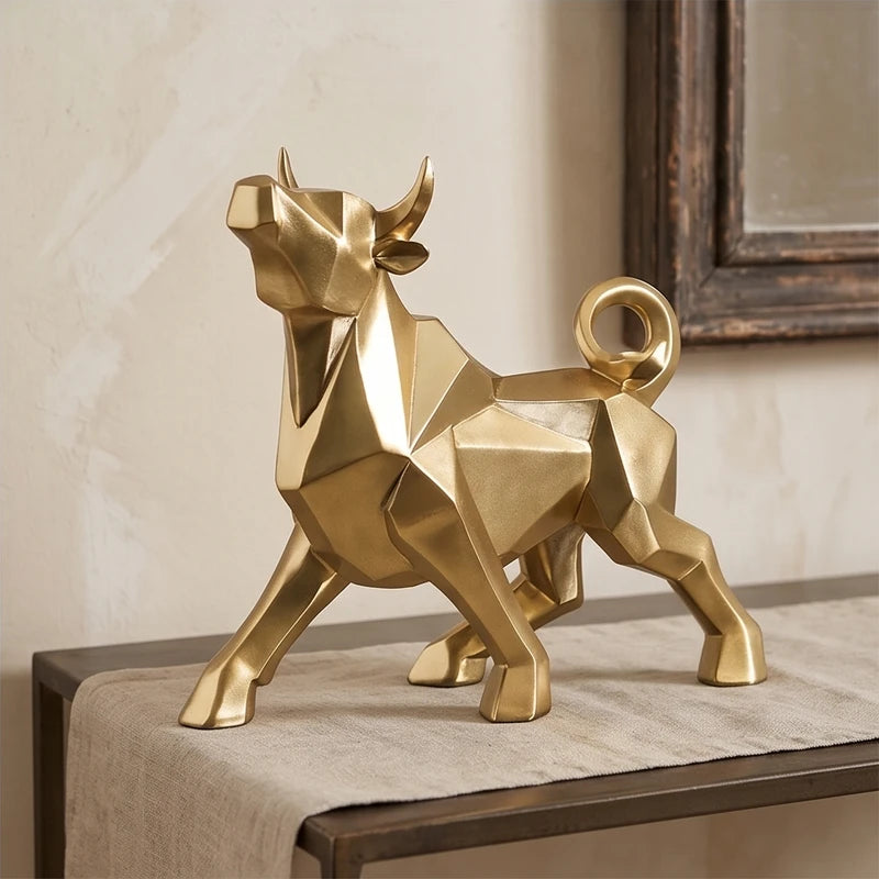 Head Up Valdez Resin Bull Sculpture lifestyle photo - 4
