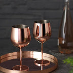 Cassara Stainless Steel 6-Piece Glassware Set