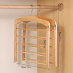 Ashbury Wooden 5-Bar Pants Hanger