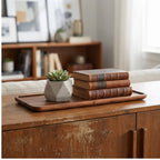 30x12cm wooden trays styled in a warm home setting - 2