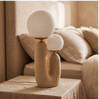 Pink lamp styled in a warm home setting - 3