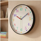 b clock styled in a warm home setting - 3