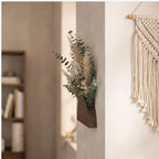 MS12406 -2pcs wooden planter styled in a warm home setting - 4