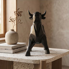 Head Up Valdez Resin Bull Sculpture lifestyle photo - 3