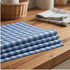 5 4/6/8pcs Checkered Pattern Placemats Dining Table Mats Modern Plaid Printed Design for Party Multi Color Table Mat Kitchen Decor lifestyle photo - 2