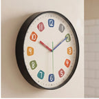 a clock styled in a warm home setting - 2