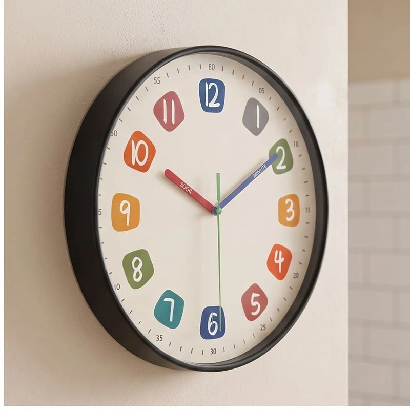 a clock styled in a warm home setting - 2