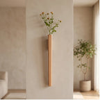 Beech Creative Wooden Vase Wall-mounted Wall Decoration Plant Hydroponic Flowerpot Flower Inset Bottle Home lifestyle photo