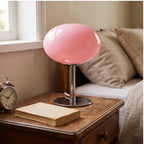 Peach lamp styled in a warm home setting - 3