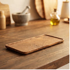 25x12cm wooden trays styled in a warm home setting