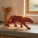 Red Oberyn Resin Panther Sculpture lifestyle photo - 4