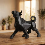 Head Up Valdez Resin Bull Sculpture lifestyle photo