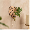 Small Leaf wooden planters styled in a warm home setting