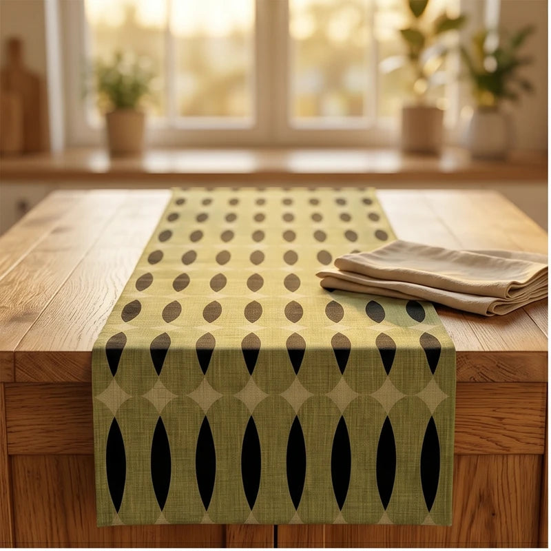 33 × 150 cm linen home accent styled in a warm home setting