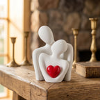 Red Ceramic Couple Figurines lifestyle photo