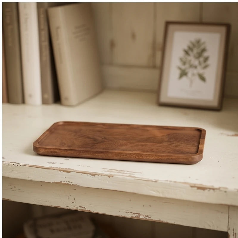 25x12cm wooden trays styled in a warm home setting - 4