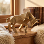 Head Down Valdez Resin Bull Sculpture lifestyle photo