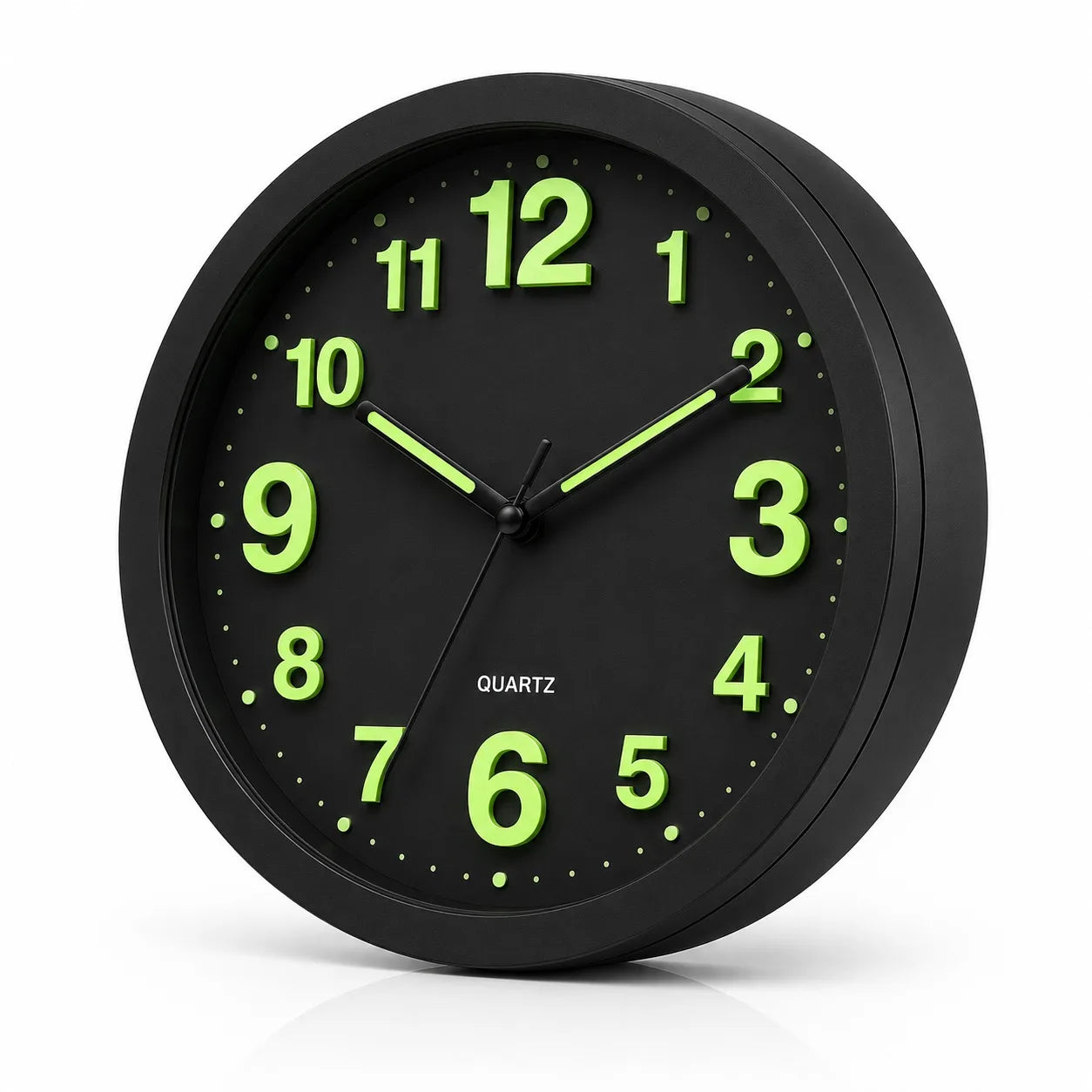 Cascade Glow-in-the-Dark Wall Clock