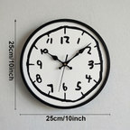 Doodle Time Wall Clock