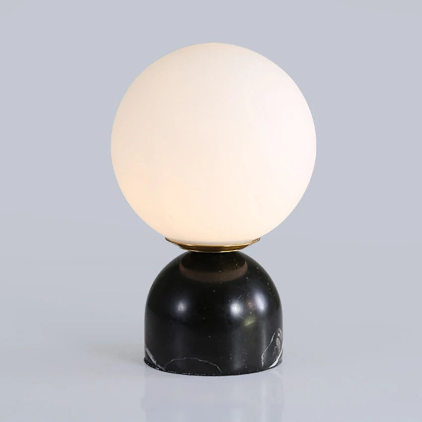 Caspian Marble Globe Table Lamp
