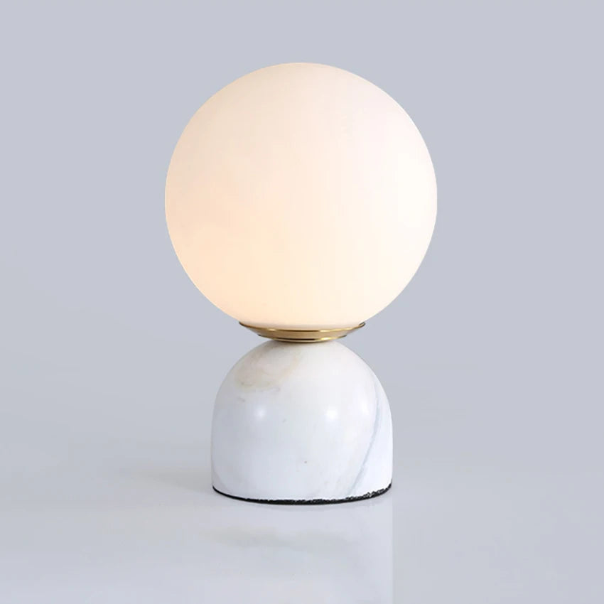 Caspian Marble Globe Table Lamp