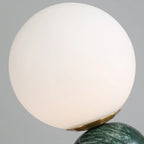 Caspian Marble Globe Table Lamp