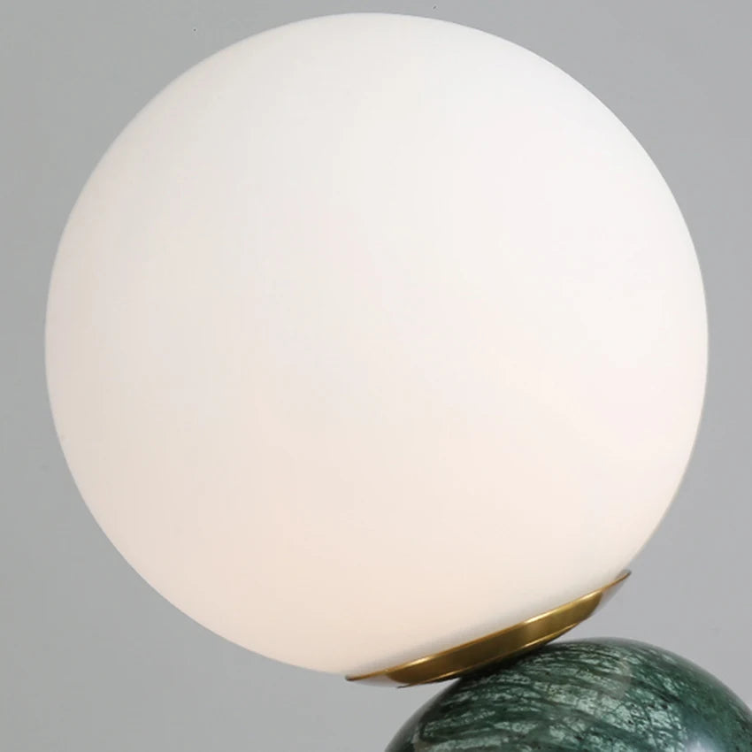 Caspian Marble Globe Table Lamp