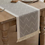 Meadow Cotton Woven Table Runner