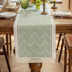 Meadow Cotton Woven Table Runner