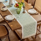 Meadow Cotton Woven Table Runner