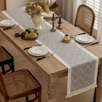 Meadow Cotton Woven Table Runner