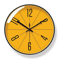 Larkin Sunburst Wall Clock with Silent Movement