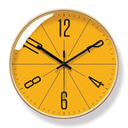 Larkin Sunburst Wall Clock with Silent Movement