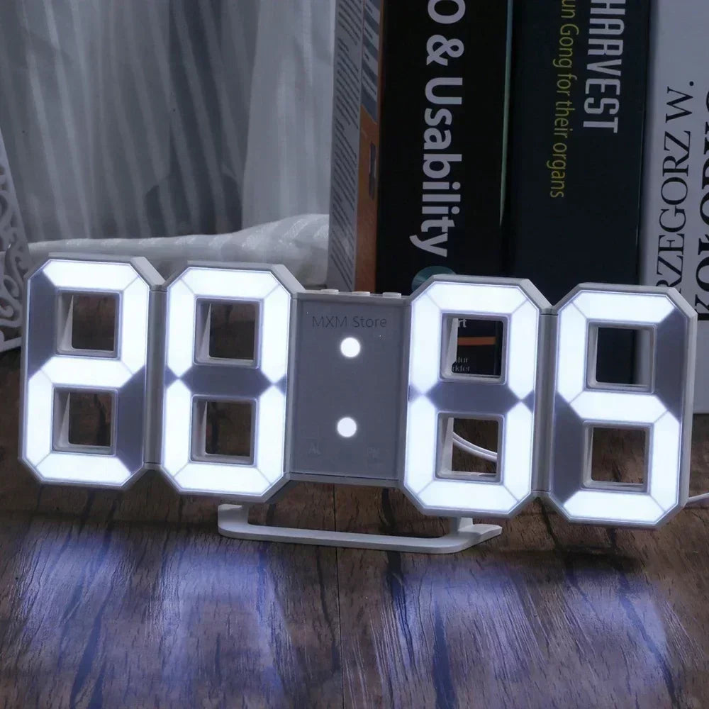 Axiom 3D LED Digital Desk Clock