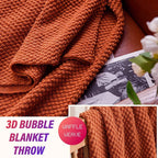 Orlan Knitted Throw Blanket with Tassels