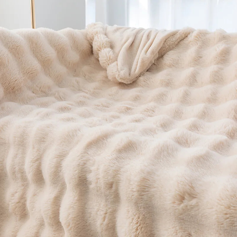 Everly Plush Sherpa Throw Blanket