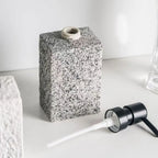 Riverstone Ceramic Soap Dispenser with Stone Texture