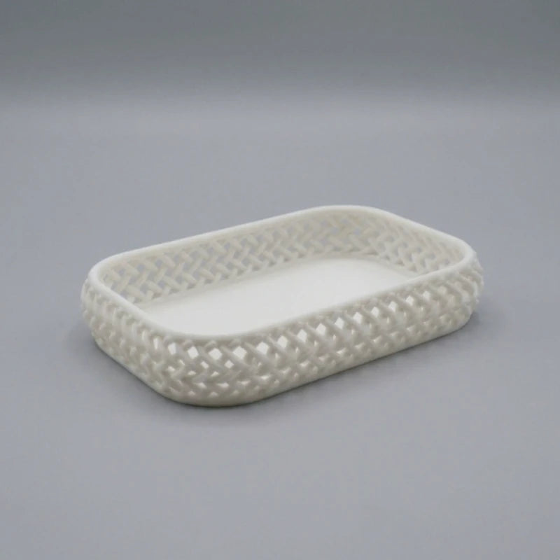 Trellis Woven Storage Tray