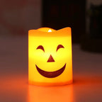 LED Flameless Halloween Jack-O'-Lantern Candle Lights