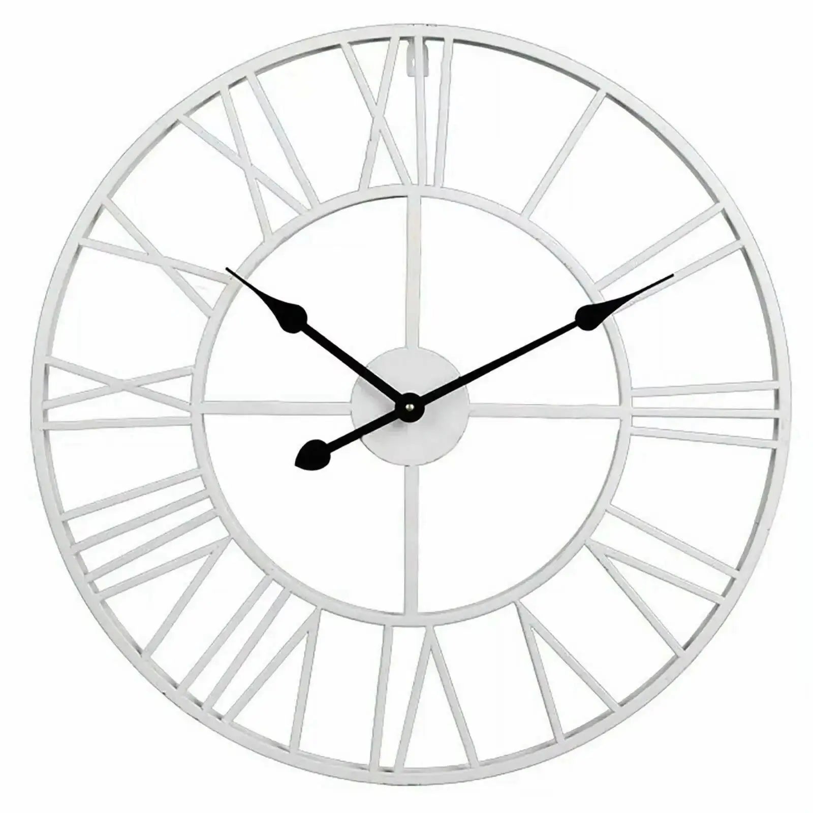 Meridian Metal Skeleton Wall Clock