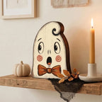 Harvest Halloween Wood Tabletop Signs (Set of 5)