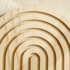 Solene Wooden Arch Wall Shelf with Bracket
