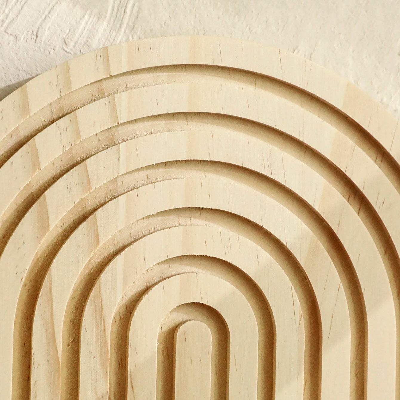Solene Wooden Arch Wall Shelf with Bracket