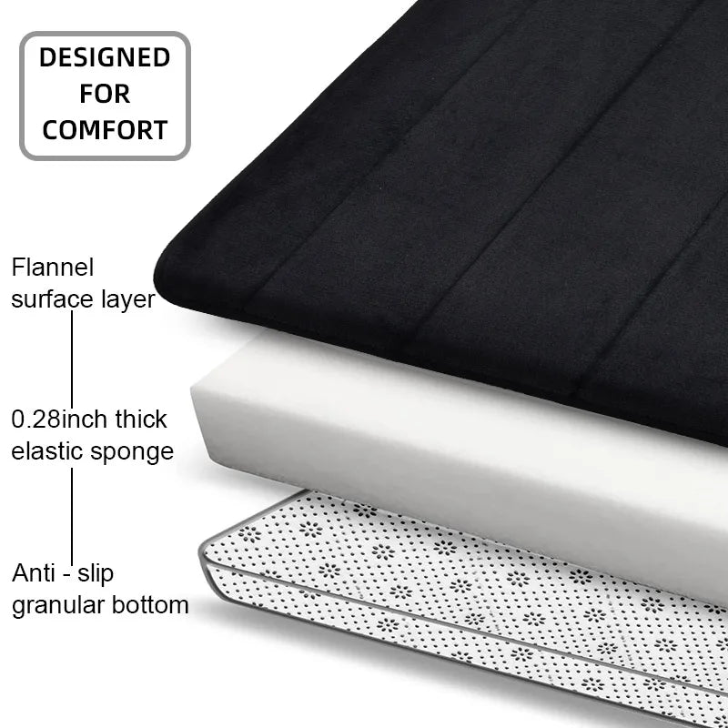 Minimalist Memory Foam Bath Mat