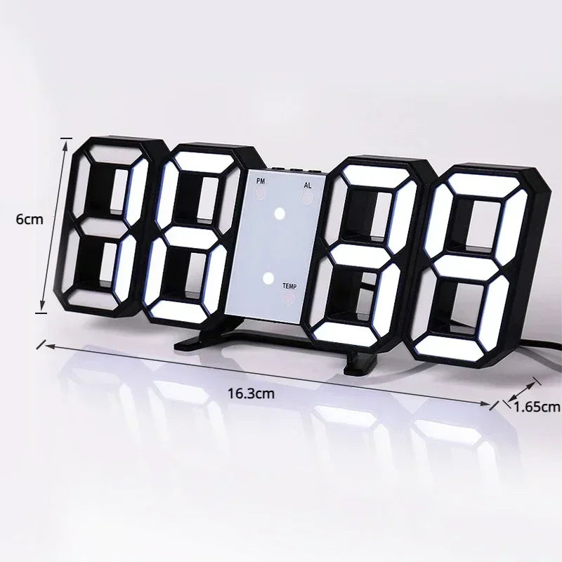 Axiom 3D LED Digital Desk Clock