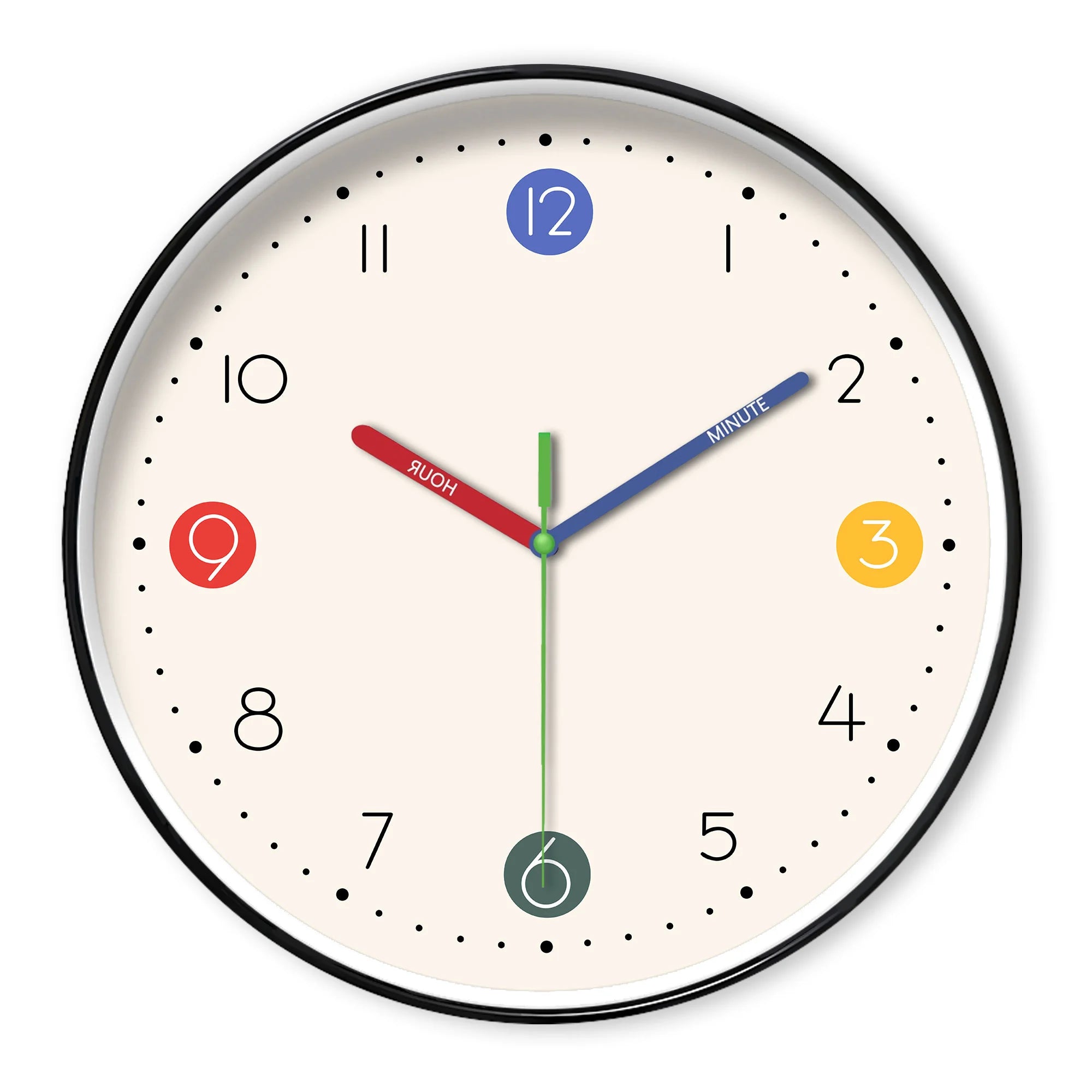 Meridian Kids Learning Wall Clock